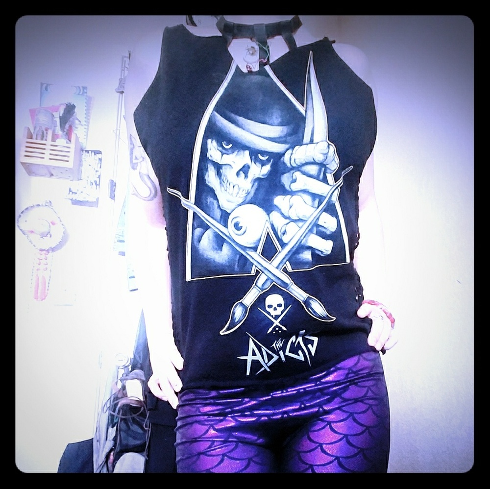 🎃Bundle! Mermaid Leggings & BAND TEE